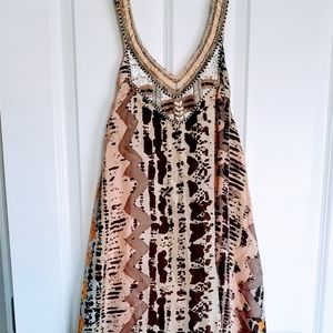 Love Sam Silk Halter Dress